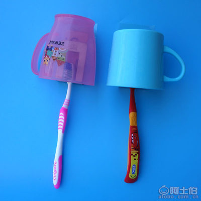 喜洗丽ML-1不锈钢牙刷架 免打孔设计的创意收纳解决方案