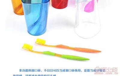 迈居创意二合一漱口杯 防污垢设计，为现代洗漱生活添彩